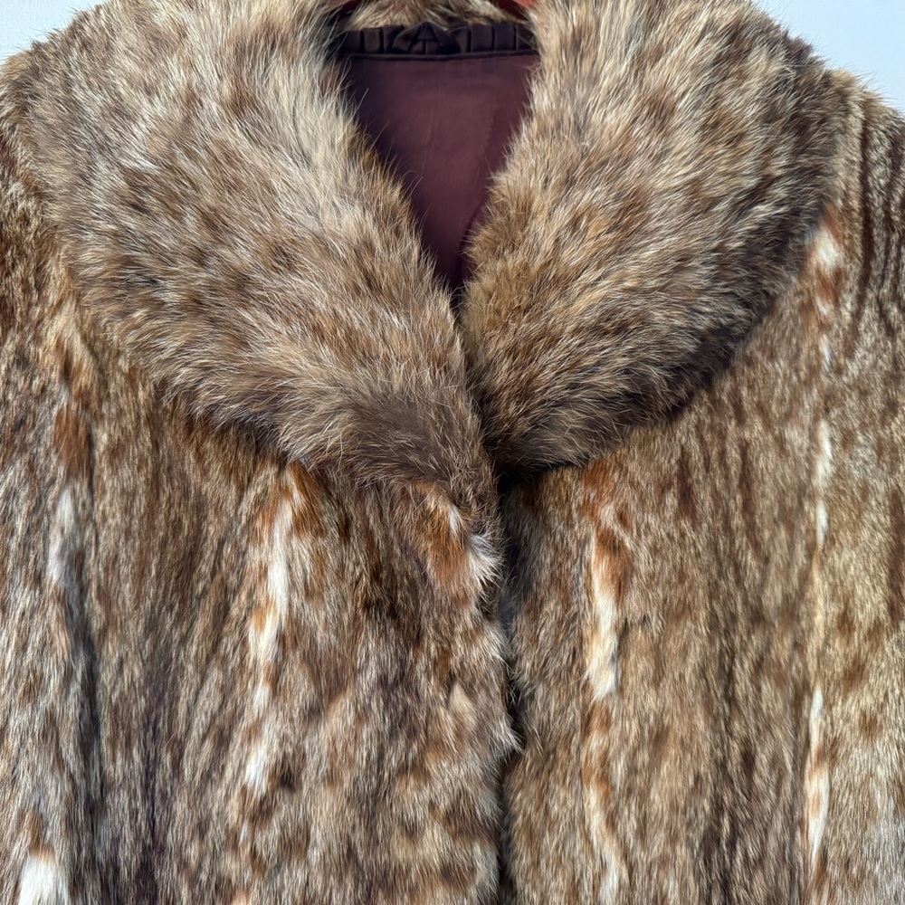 Vintage Lynx / Bobcat Fur Coat
